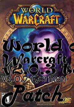 Box art for World of Warcraft v2.0.3 to v2.0.7 German Patch