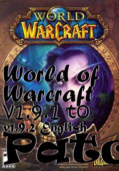 Box art for World of Warcraft v1.9.1 to v1.9.2 English Patch