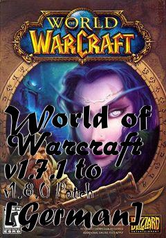 Box art for World of Warcraft v1.7.1 to v1.8.0 Patch [German]