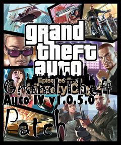 Box art for Grand Theft Auto IV v1.0.5.0 Patch