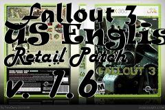 Box art for Fallout 3 US English Retail Patch v. 1.6