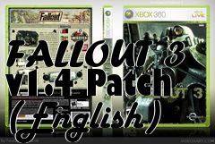 Box art for FALLOUT 3 v1.4 Patch (English)