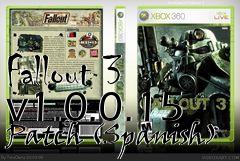 Box art for Fallout 3 v1.0.0.15 Patch (Spanish)