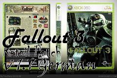 Box art for Fallout 3 Retail Patch v 1.7 German