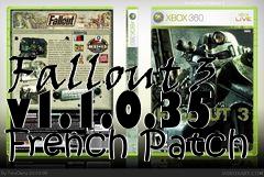 Box art for Fallout 3 v1.1.0.35 French Patch