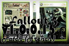 Box art for Fallout 3 v1.0.0.15 Patch (French)