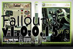 Box art for Fallout 3 v1.0.0.15 Patch (French)