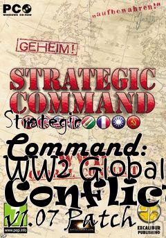 Box art for Strategic Command: WW2 Global Conflict v1.07 Patch