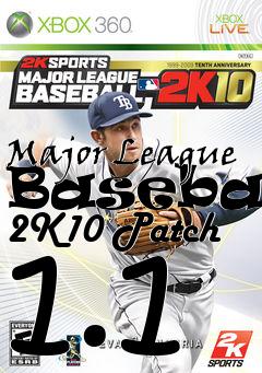 Box art for Major League Baseball 2K10 Patch 1.1