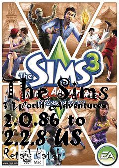 Box art for The Sims 3 World Adventures 2.0.86 to 2.2.8 US Retail Patch