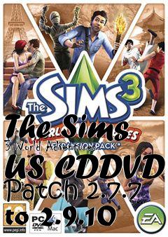 Box art for The Sims 3 World Adventures US CDDVD Patch 2.7.7 to 2.9.10