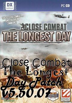 Box art for Close Combat The Longest Day Patch v5.50.07