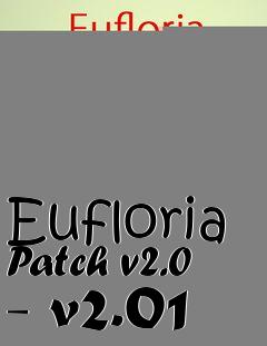 Box art for Eufloria Patch v2.0 - v2.01