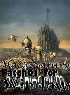 Box art for Machinarium Patch01 For Windows