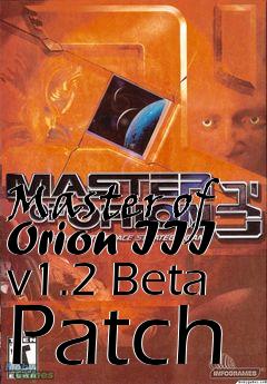 Box art for Master of Orion III v1.2 Beta Patch