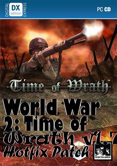 Box art for World War 2: Time of Wrath v1.70a Hotfix Patch