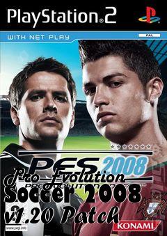 Box art for Pro Evolution Soccer 2008 v1.20 Patch