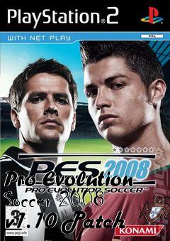 Box art for Pro Evolution Soccer 2008 v1.10 Patch