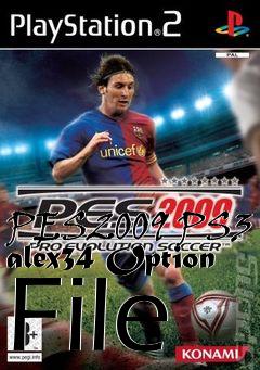 Box art for PES2009 PS3 alex34 Option File