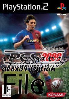 Box art for PES2009 PS3 alex34 Option File