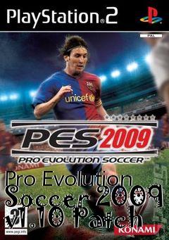 Box art for Pro Evolution Soccer 2009 v1.10 Patch