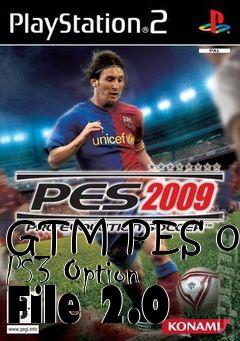 Box art for GTM PES 09 PS3 Option File 2.0