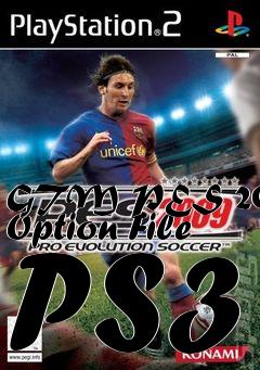 Box art for GTM PES 2009 Option File PS3