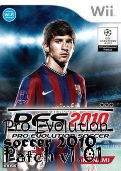 Box art for Pro Evolution soccer 2010 Patch v1.01