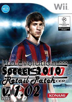 Box art for Pro Evolution Soccer 2010 Retail Patch v. 1.02