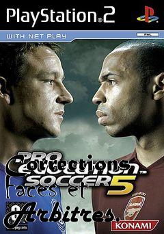 Box art for Corrections Faces et Arbitres.