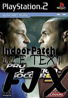 Box art for IndoorPatch 1.1 E TEXT FIX