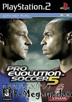 Box art for TEAM PES-X(PS2) PPF-Megaupdate