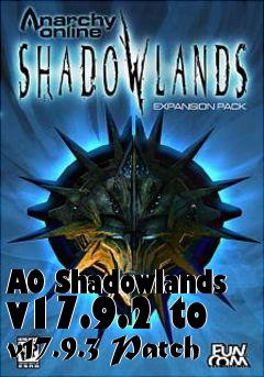Box art for AO Shadowlands v17.9.2 to v17.9.3 Patch