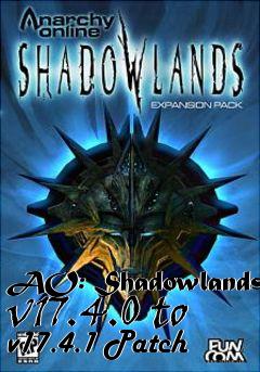 Box art for AO: Shadowlands v17.4.0 to v17.4.1 Patch