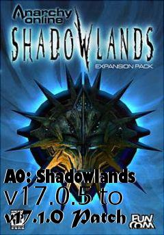 Box art for AO: Shadowlands v17.0.5 to v17.1.0 Patch