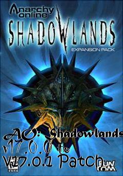 Box art for AO: Shadowlands v17.0.0 to v17.0.1 Patch