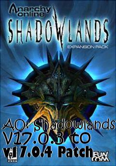 Box art for AO: Shadowlands v17.0.3 to v17.0.4 Patch