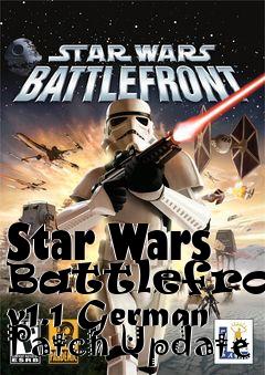 Box art for Star Wars Battlefront v1.1 German Patch Update