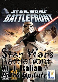 Box art for Star Wars Battlefront v1.1 Italian Patch Update