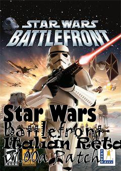 Box art for Star Wars Battlefront Italian Retail v1.00a Patch