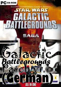 Box art for Galactic Battlegrounds Patch v1.1 (German)