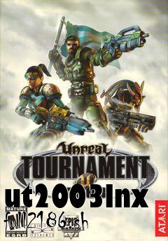 Box art for ut2003lnx full2186.sh