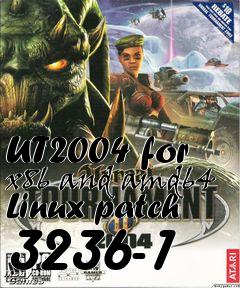 Box art for UT2004 for x86 and amd64 Linux patch 3236-1