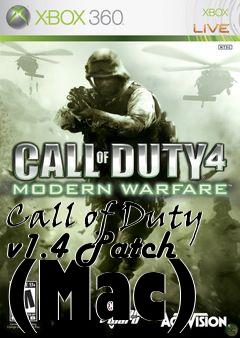 Box art for Call of Duty v1.4 Patch (Mac)