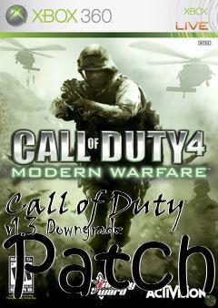 Box art for Call of Duty v1.3 Downgrade Patch