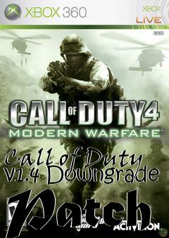 Box art for Call of Duty v1.4 Downgrade Patch