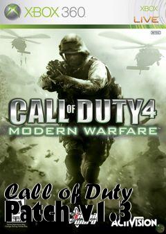Box art for Call of Duty Patch v1.3