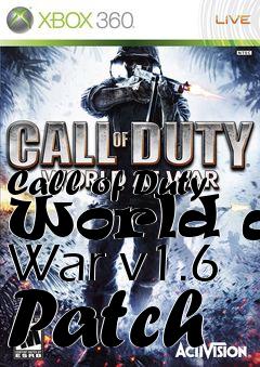 Box art for Call of Duty World at War v1.6 Patch