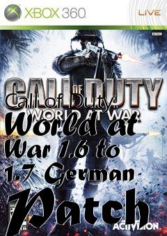 Box art for Call of Duty: World at War 1.6 to 1.7 German Patch