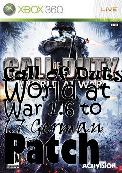 Box art for Call of Duty: World at War 1.6 to 1.7 German Patch